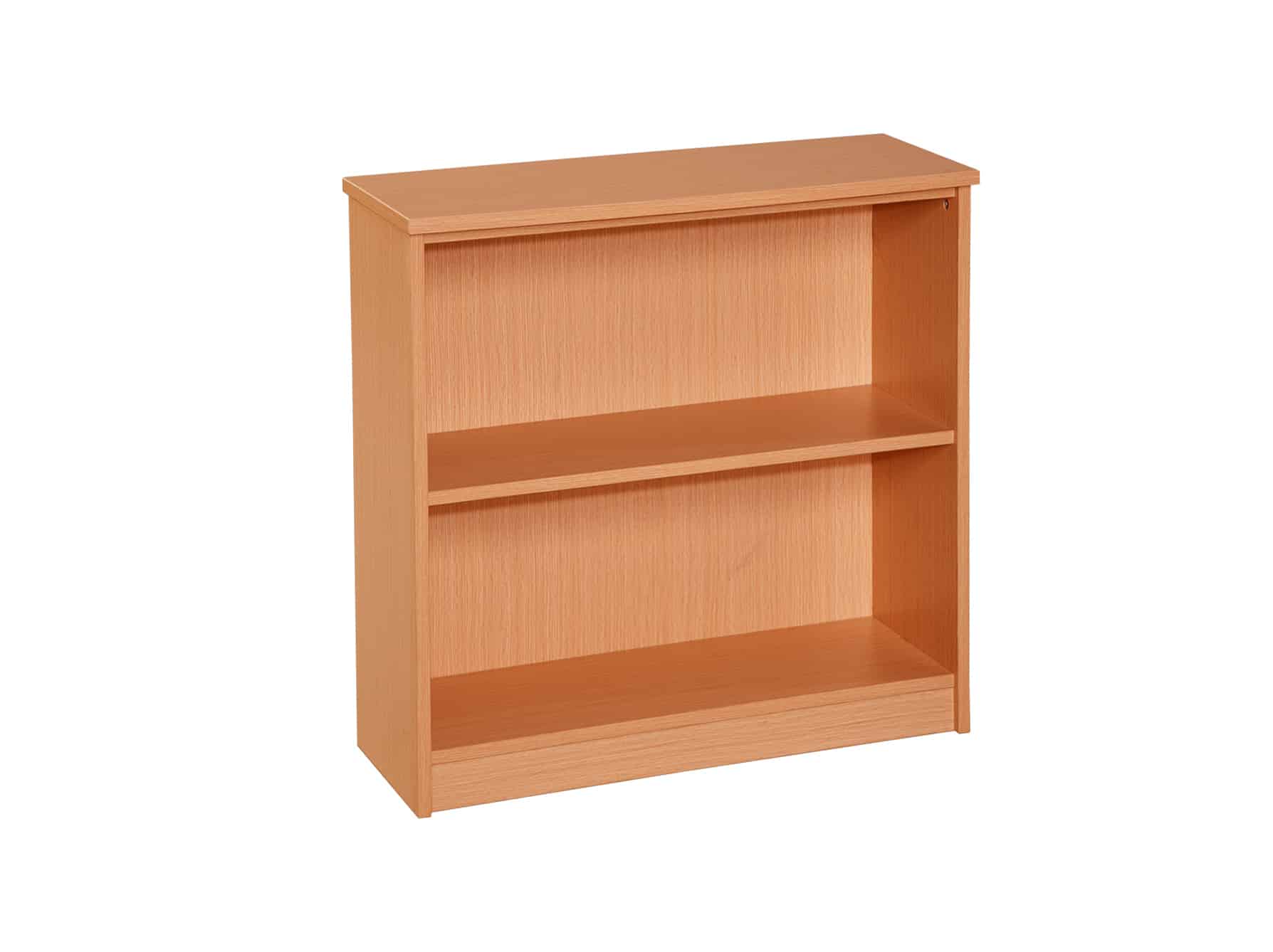 Merit, 2-Shelf Bookcase in Medium Cherry Finish