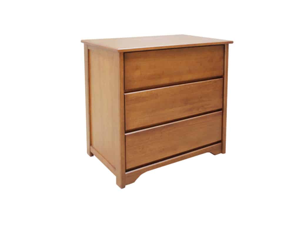 Espresso 3-Drawer Chests for Student Rooms