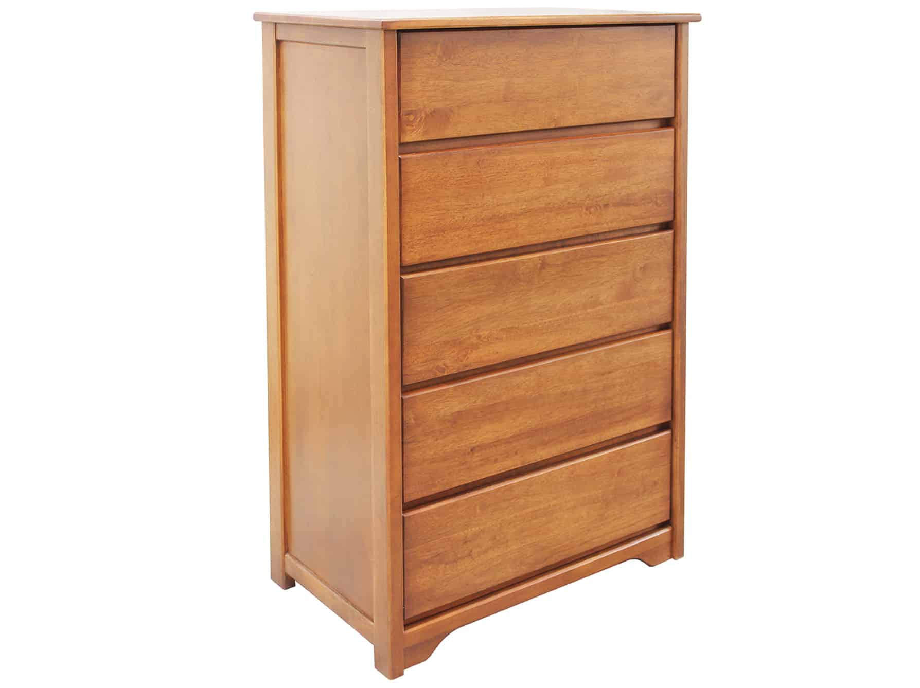 Espresso 5-Drawer Chests for Res Hall