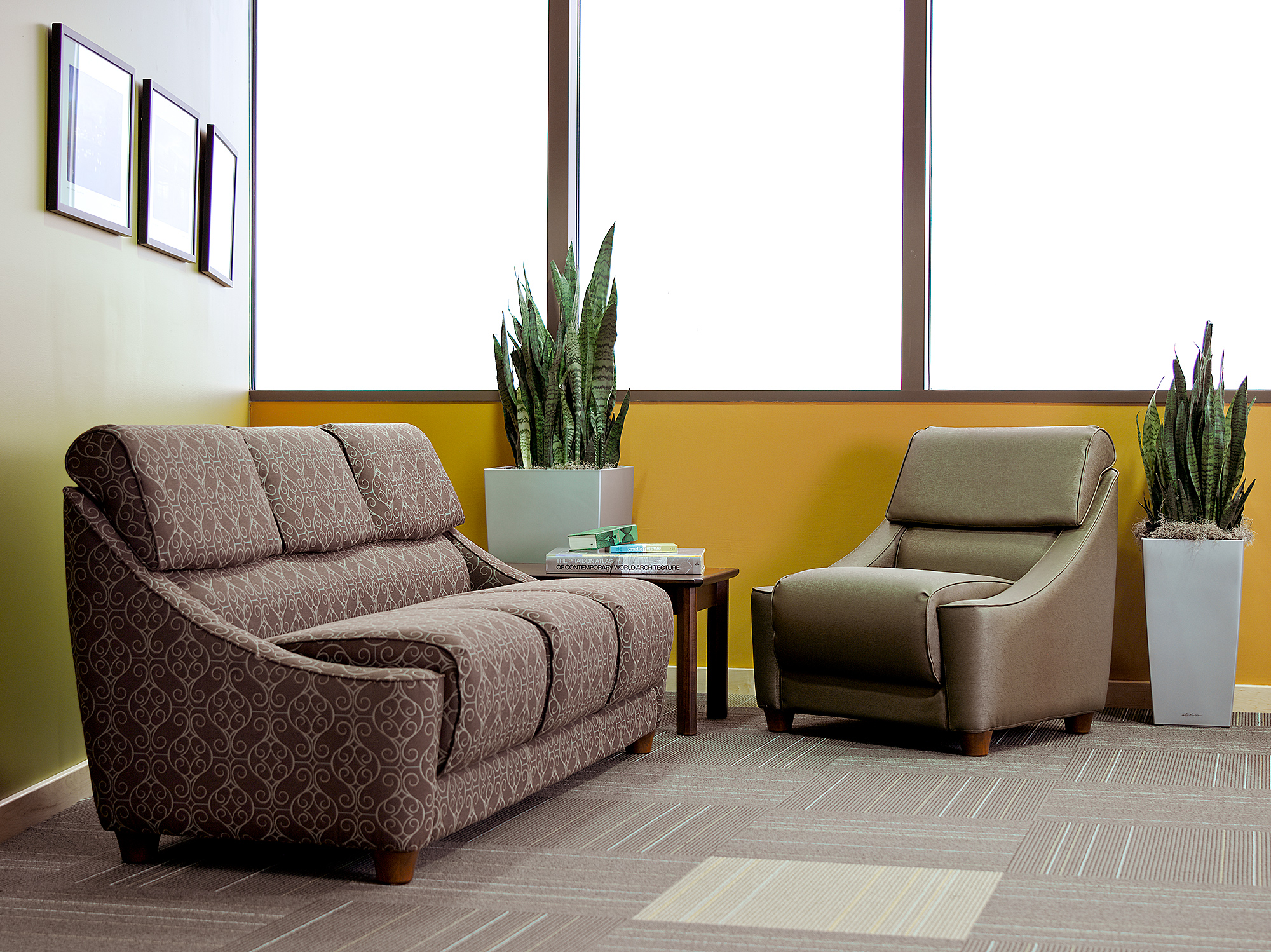Cavetto Chair and Sofa in college sitting area