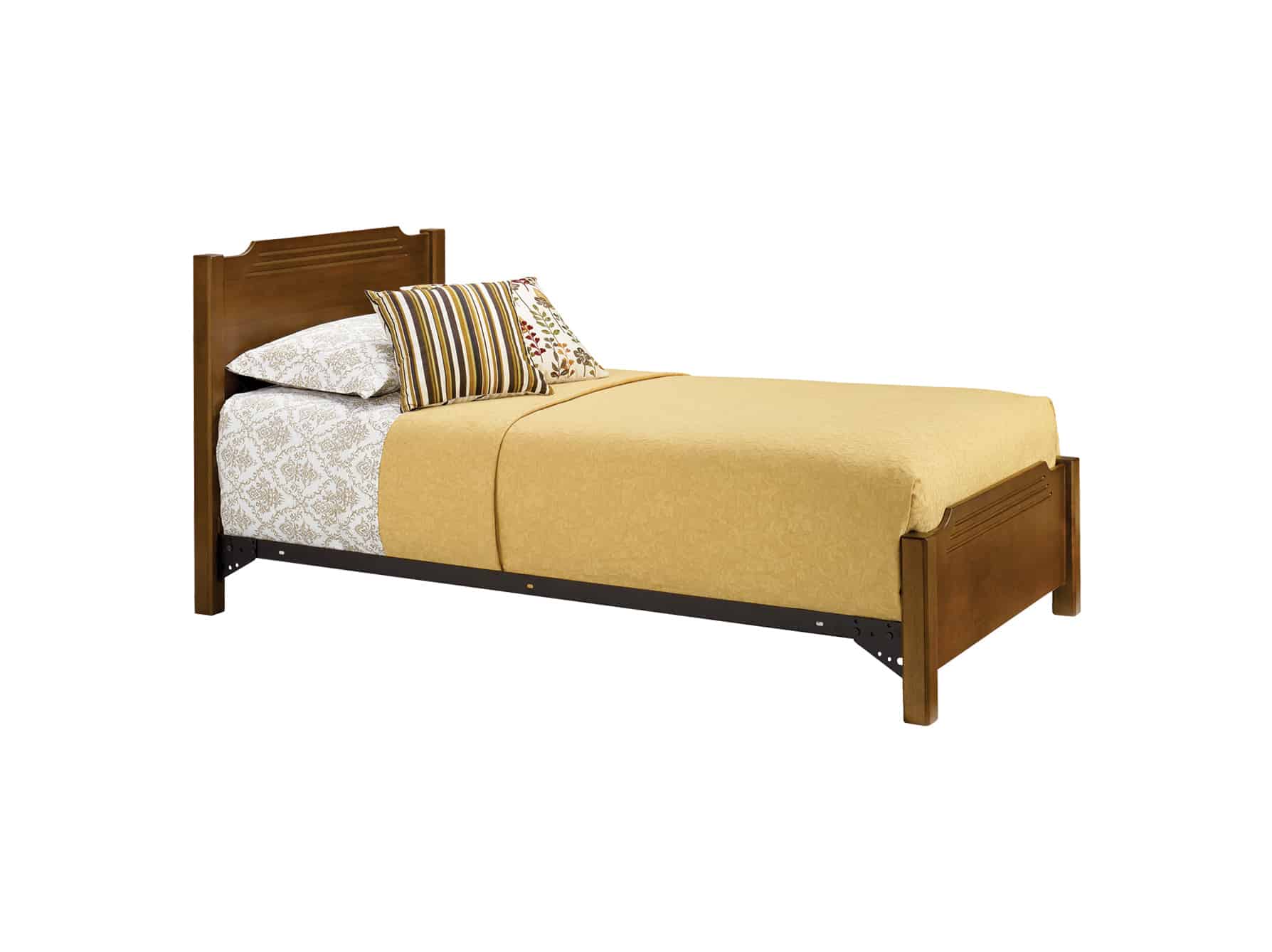 Espresso, Twin Bed with Side Rails