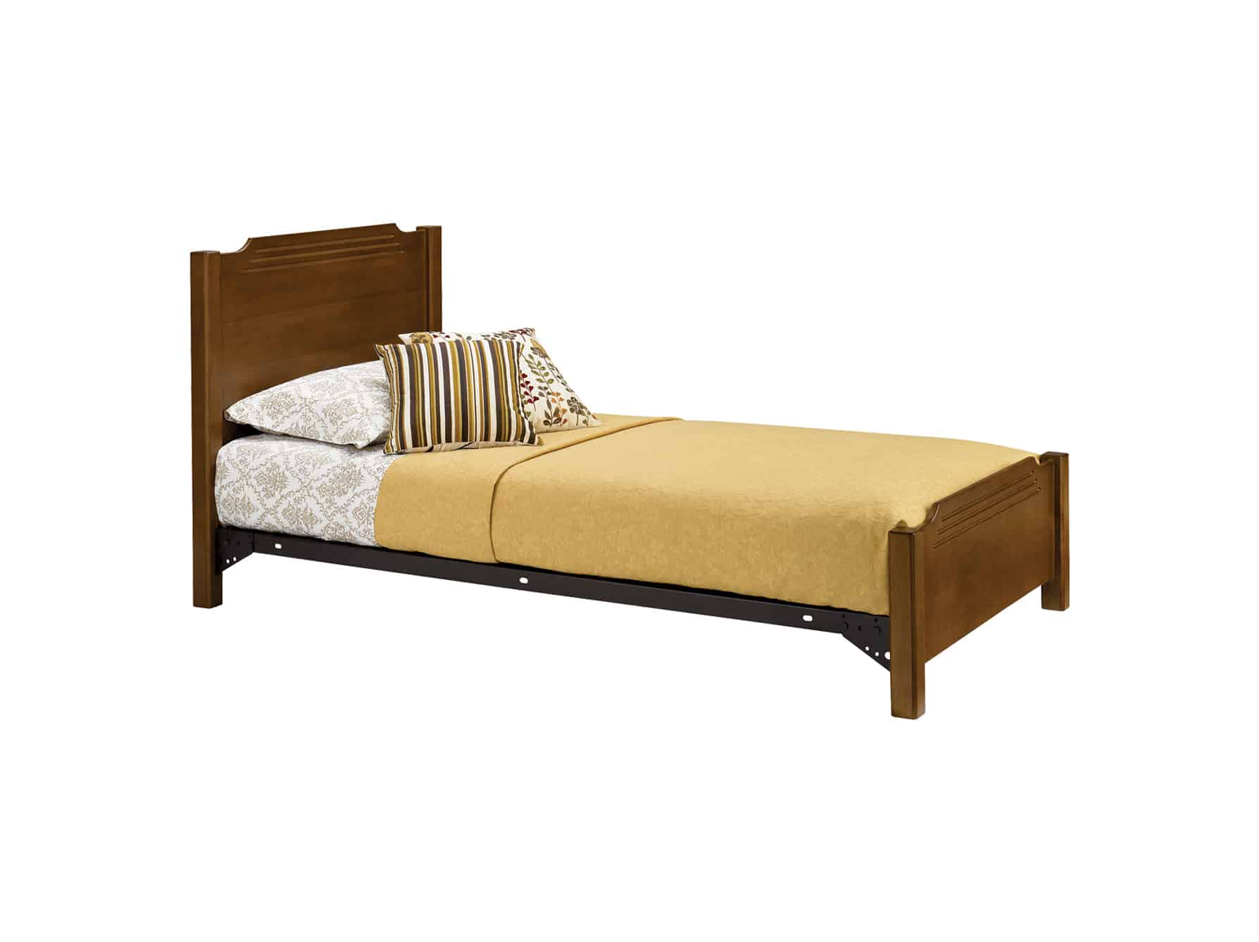 Espresso, Twin Bed with Spring Base