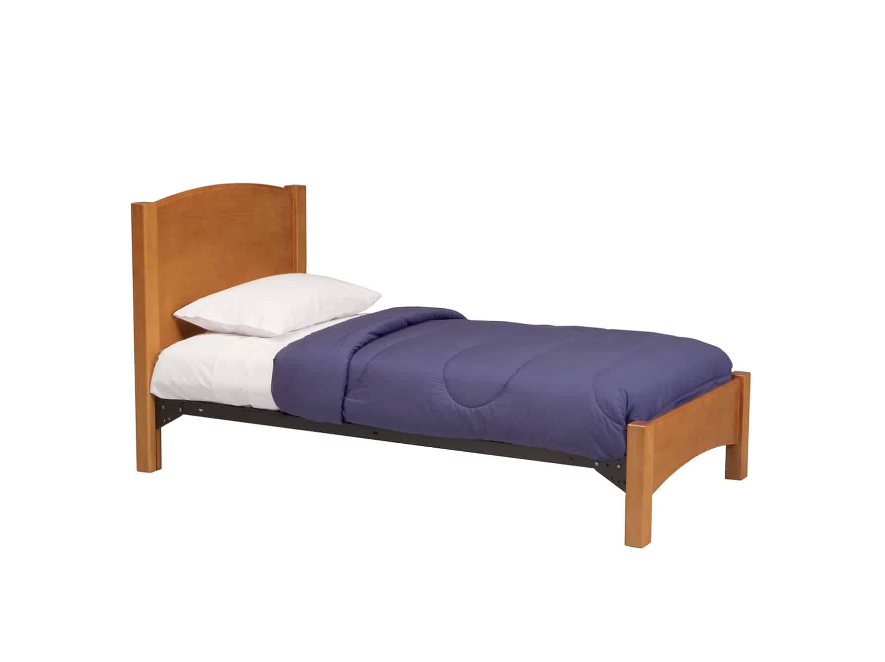 Beechwood Panel Beds, Twin Bed with Spring Base