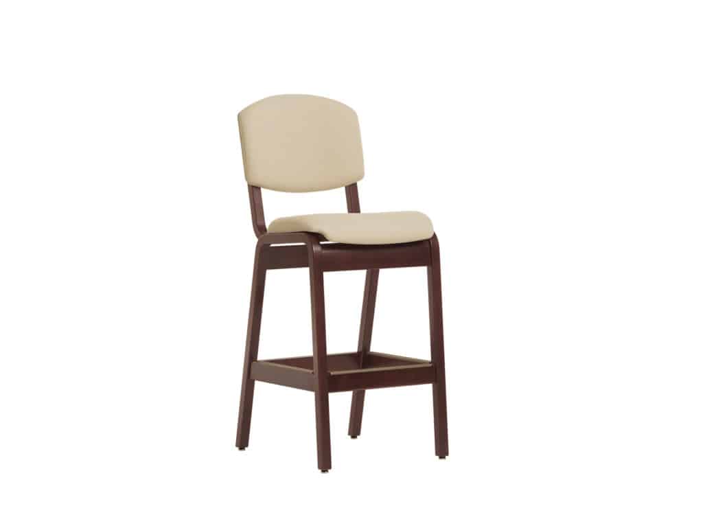PlyLok Bar Stool with Upholstered Seat & Back