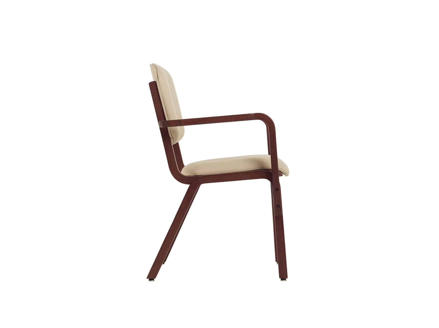 PlyLok, 4-Leg Arm Chair (side view)