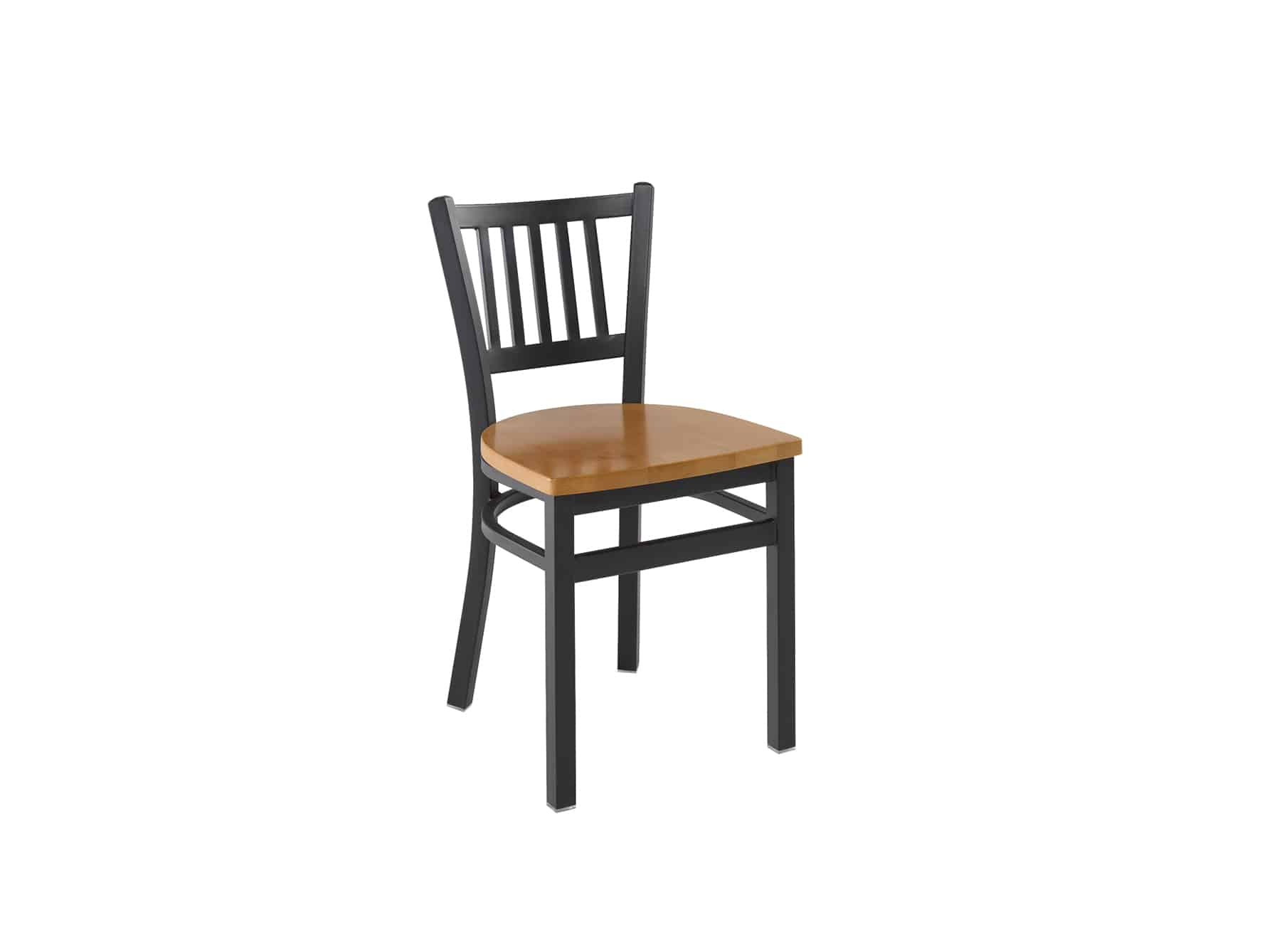 Bistro Side Chair, with wood seat