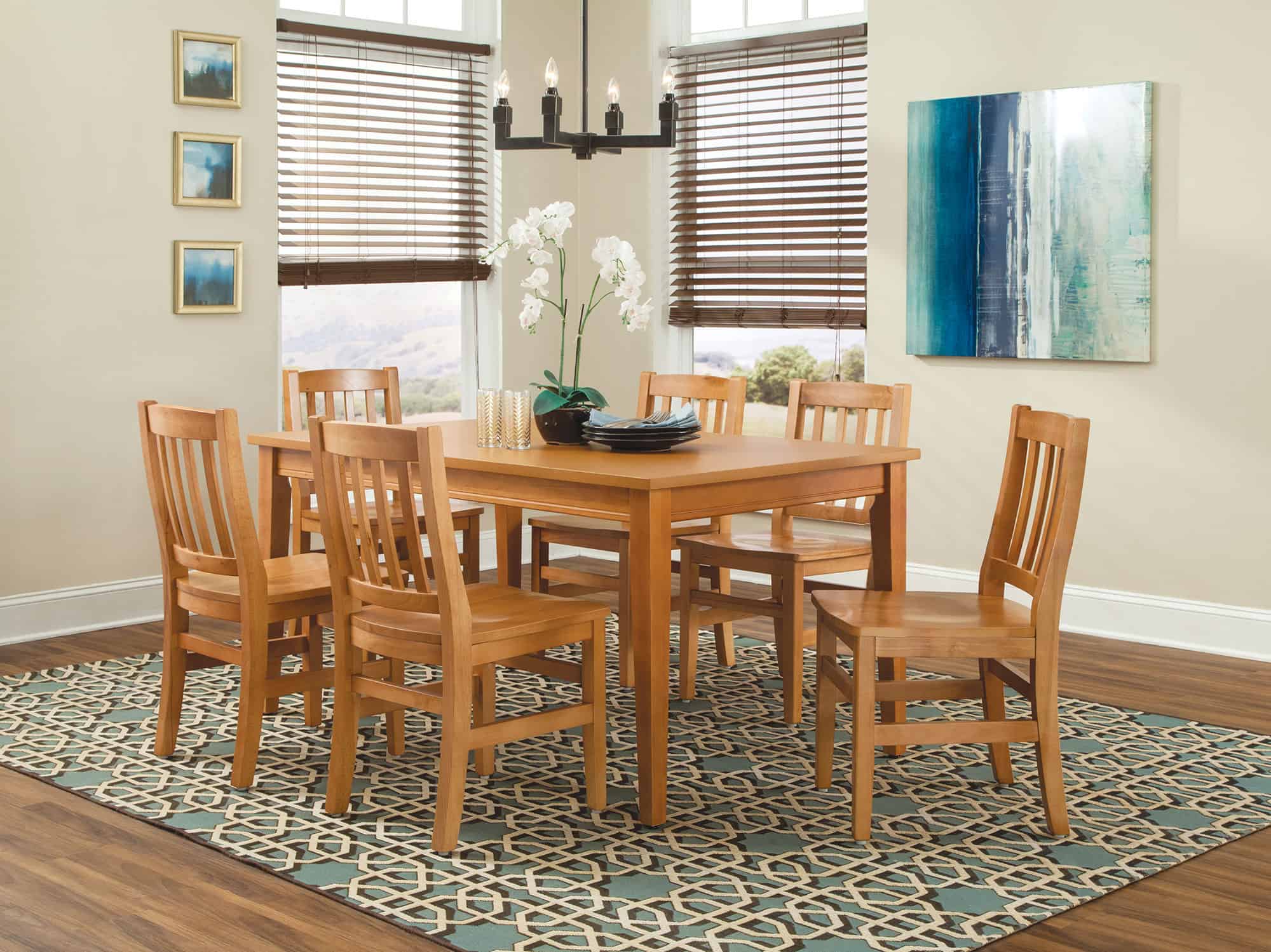Dalton Collection being shown in a dining room
