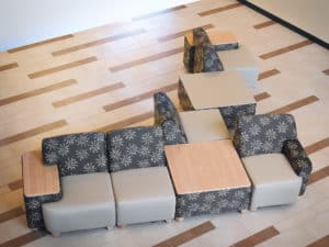 Puzzle Collection in lounge area