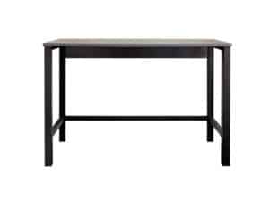 Merit Metal Leg Writing Desk with Graphite Top