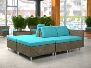 Rally Modular Seating Collection in public space