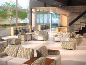 Puzzle Modular Seating at a college