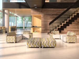 Puzzle Collection in public space at college