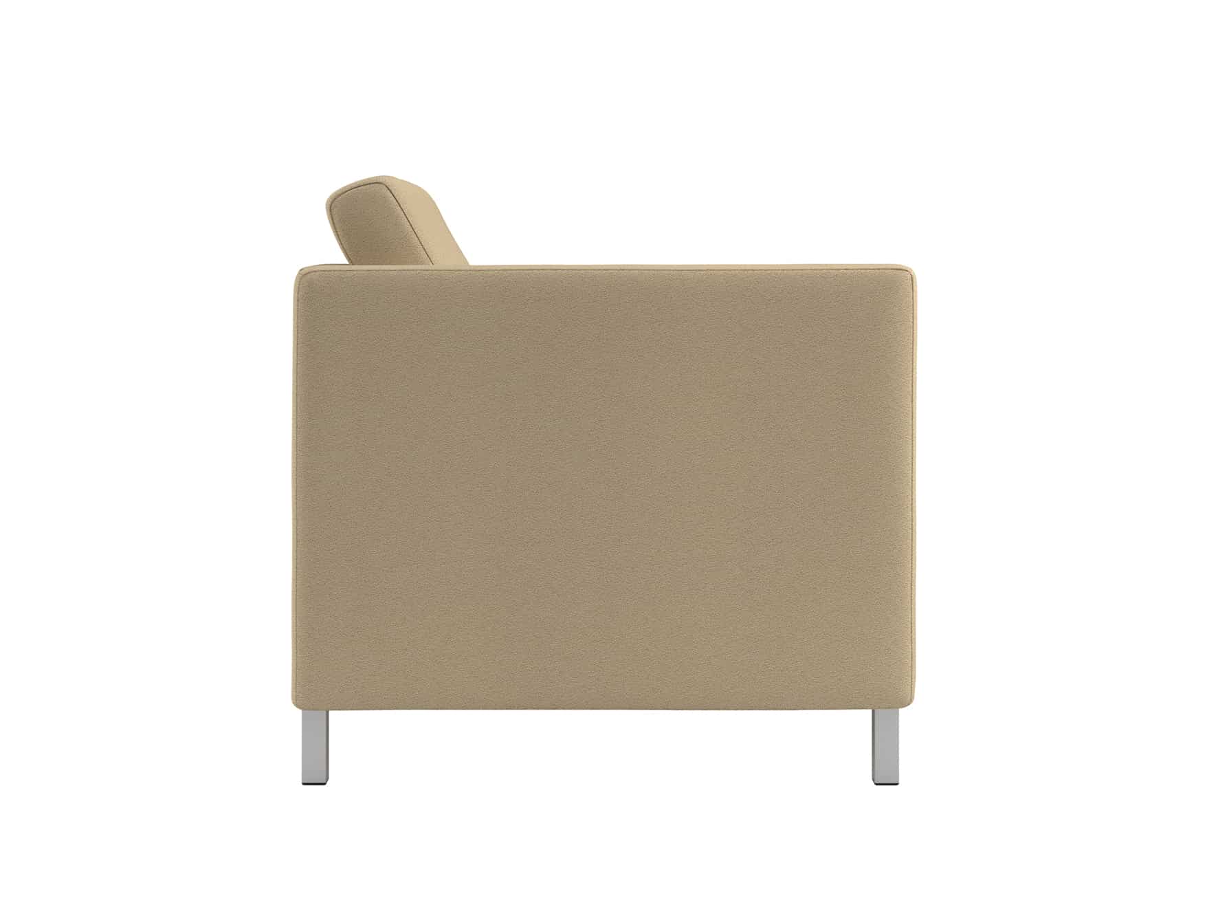 Embrace Chair, with Square Metal Feet