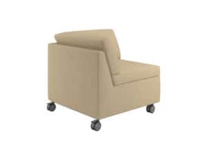 Rally Modular Corner Chair with Casters
