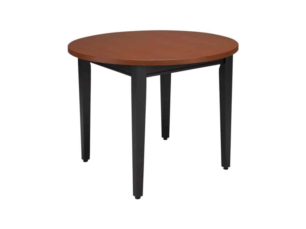Round Tapered Leg Table