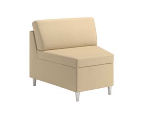 Inside Rally Wedge, with round metal feet