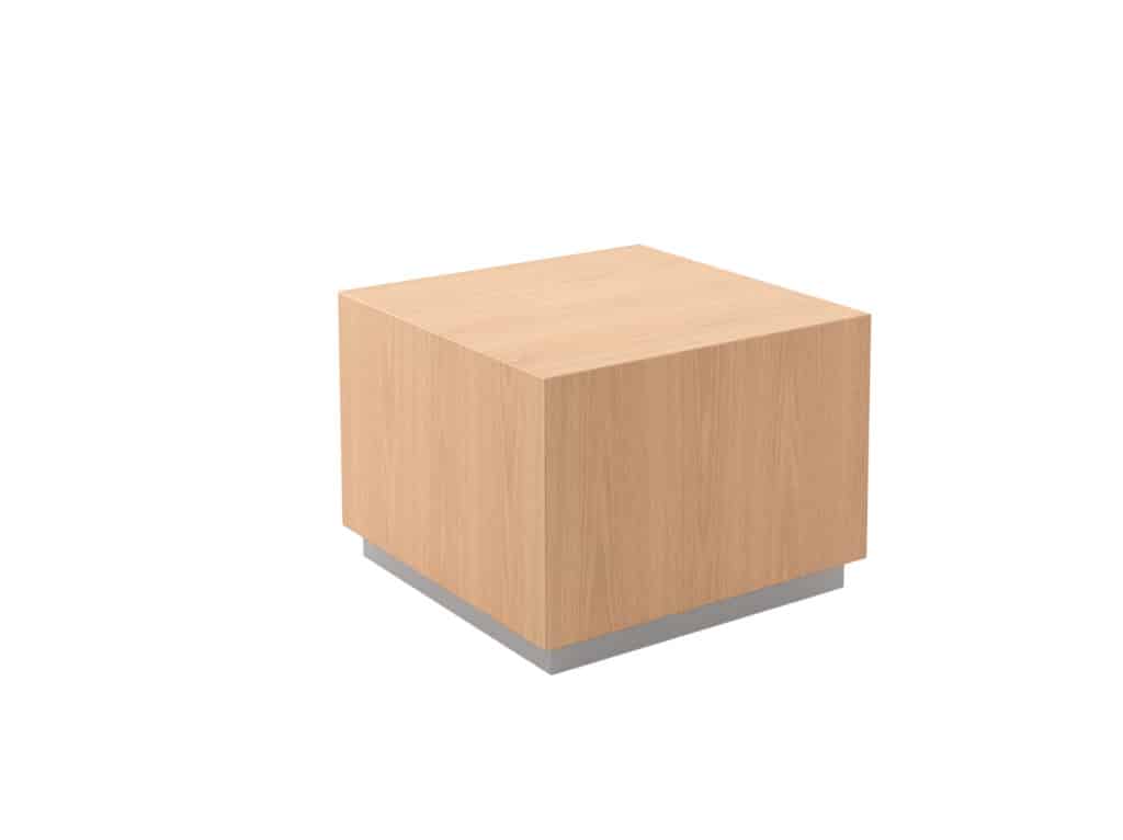 Cube Table with Optional Kickplate