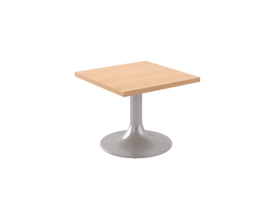 8724SQTR18 Trumpet & Disc Square Table with Trumpet Base