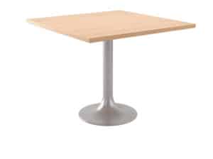 Square General Purpose Table with Trumpet Base Square Table with Trumpet Base