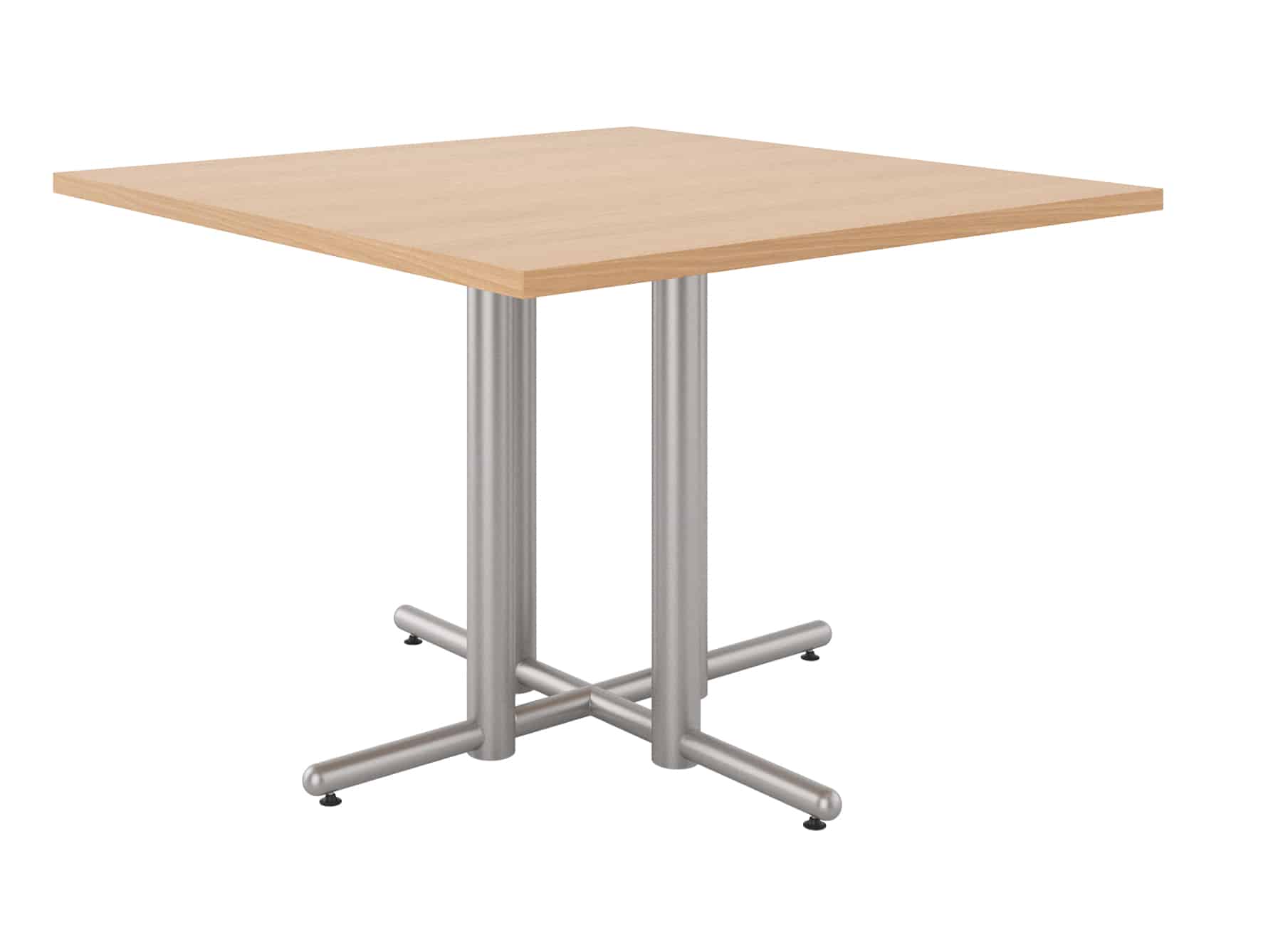 8642SQX4 Square Table General Purpose Table, 4-Column X Base