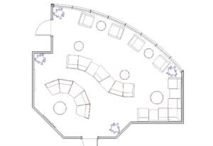 Rally Lounge Layout Drawing