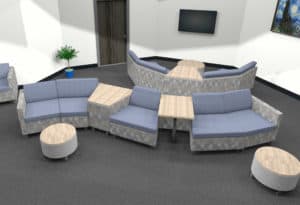 Rally Lounge 3D Rendering Layout