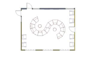 Rally Lounge Layout Drawing