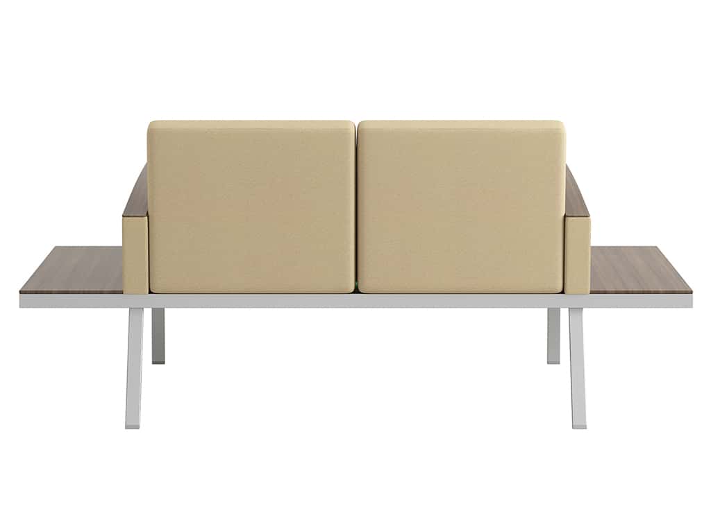 10312WT Latitude Loveseat, Wing Tables Back View