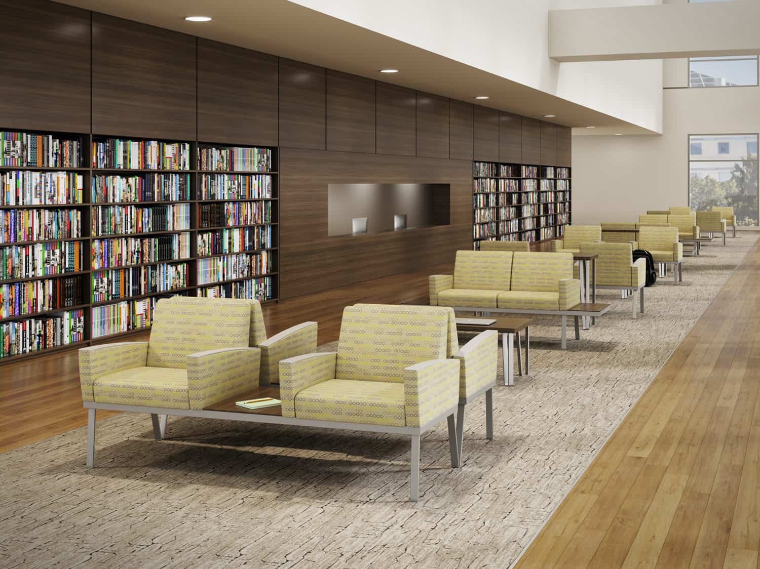 Latitude Lounge Furniture in Library Setting
