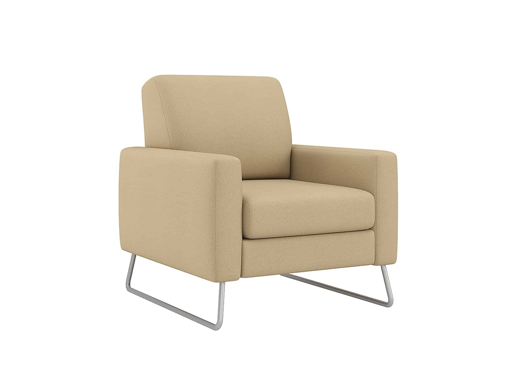 Side view of Chill Chair with Tubular Metal Leg