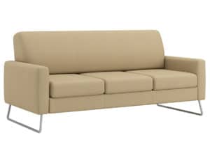 Three Quarter view of Chill with Tubular Metal Legs