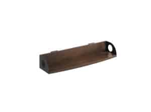 zTrak Rail-Mounted End Shelf, sold separately Three Quarter view of Rail-Mounted End Shelf, Single