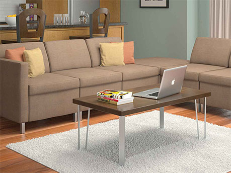 4700 Series Coffee Table in Student Apartment or Suite