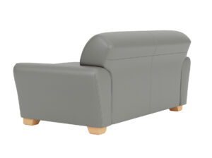 Allure Loveseat Rear view of loveseat for college campus and dorms