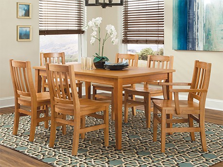 Dalton Chairs at Tapered Leg Tables