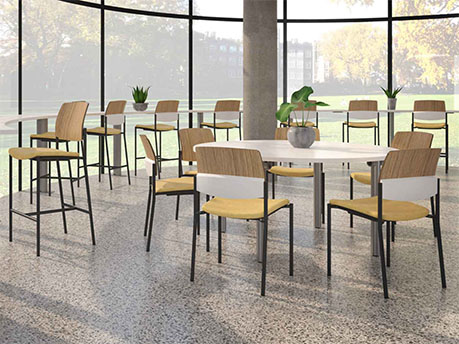 Upland Chairs in Campus Cafeteria