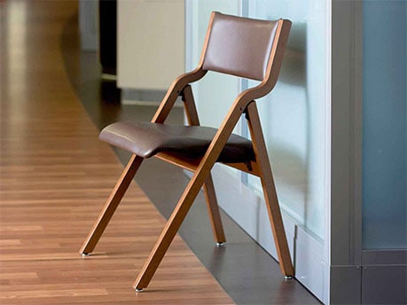 PlyFold Chair in Campus Hallway