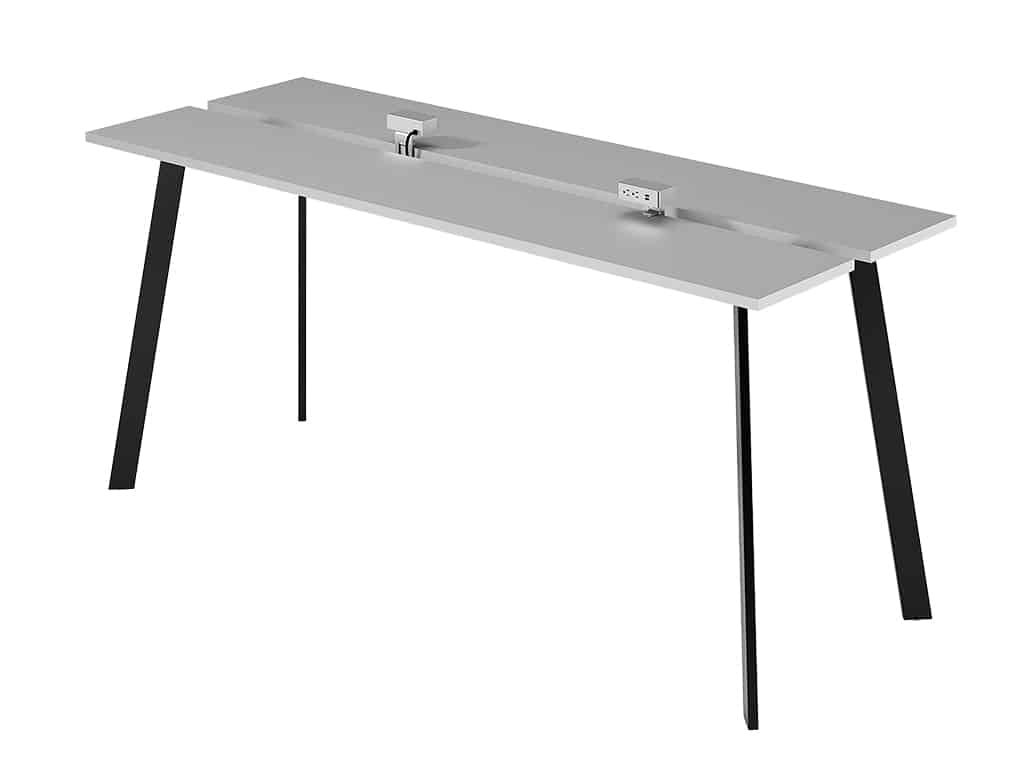 Summit Bar Height Table with Power and Split Top Options