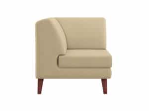 Chill Corner Unit with Wood Rail Legs