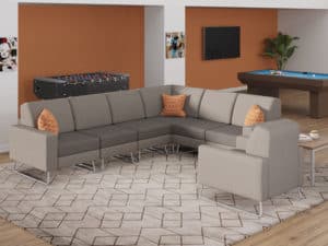 Chill Modular in Game Room Setting