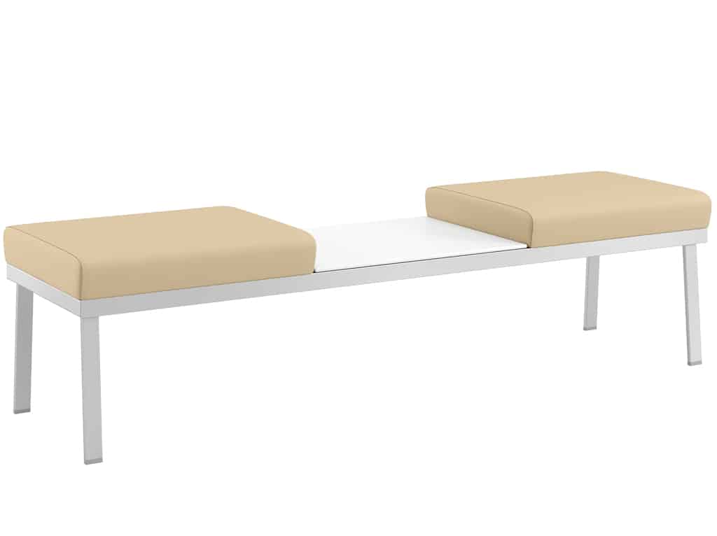 Latitude 2-Seat Bench with Table
