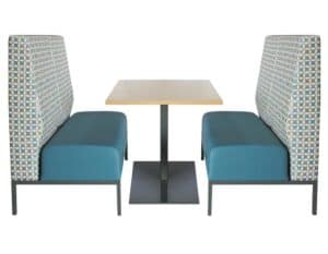 Tanner Student Booth Seating with Campus Table