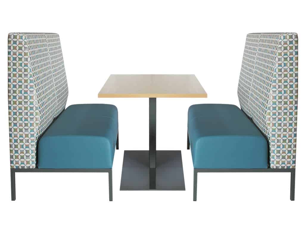 Tanner Student Booth Seating with Campus Table