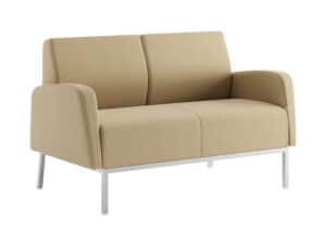 Loveseat Upholstered Student Loveseat from Sauder Education's Tanner Collection.