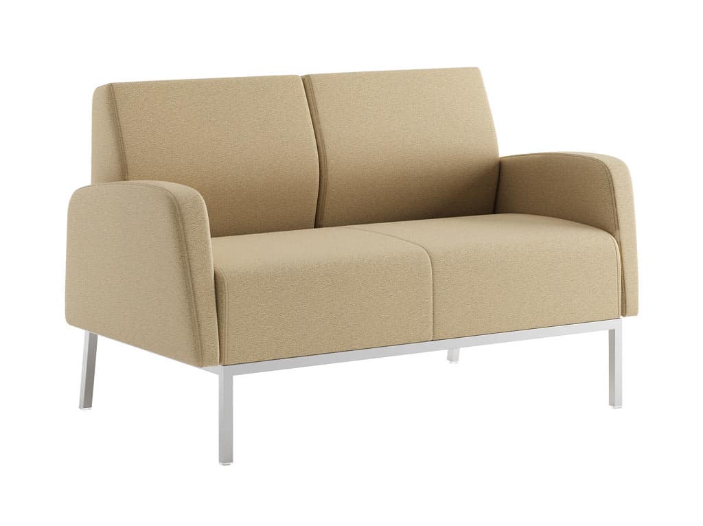 Upholstered Student Loveseat from Sauder Education's Tanner Collection.