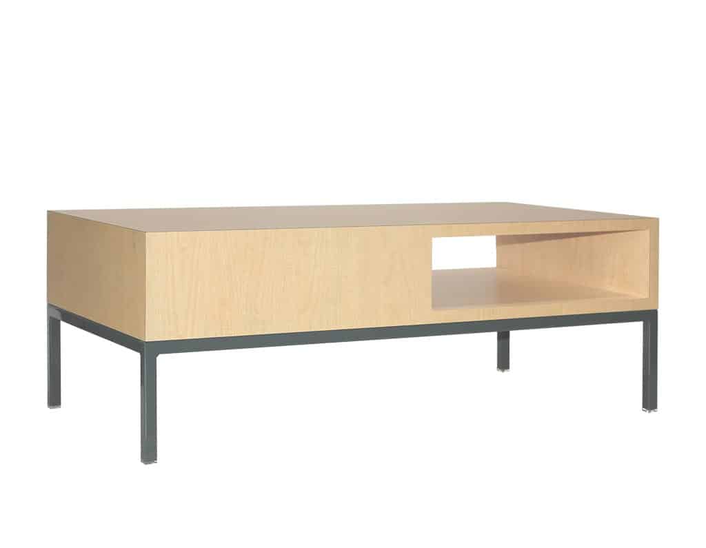 Student Coffee Table with 1-Open Side from Sauder Education
