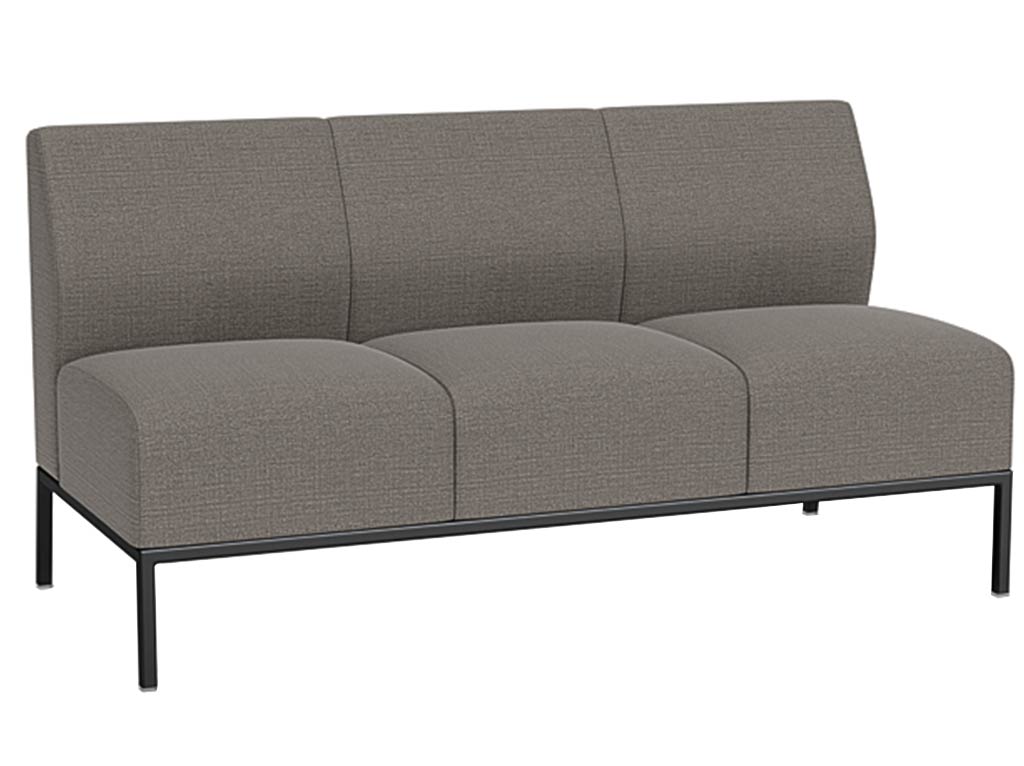 Armless sofa for campus from the Sauder Education Tanner line.