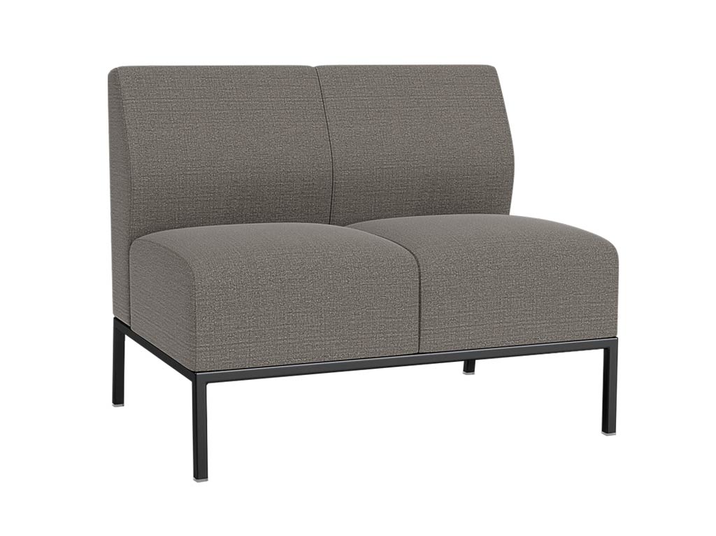 Armless loveseat for campus lounge and study areas from Sauder Education.