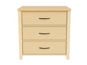 3-Drawer, 30" Wide 3-Drawer Chest for Student Room