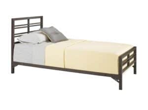 Mason Twin Bed with Headboard, Footrail, and Siderails Twin Bed for Student Room from Sauder Education